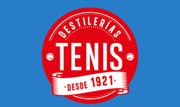 logotipo Destilerías Tenis en Exclusivas Ángel Catalán